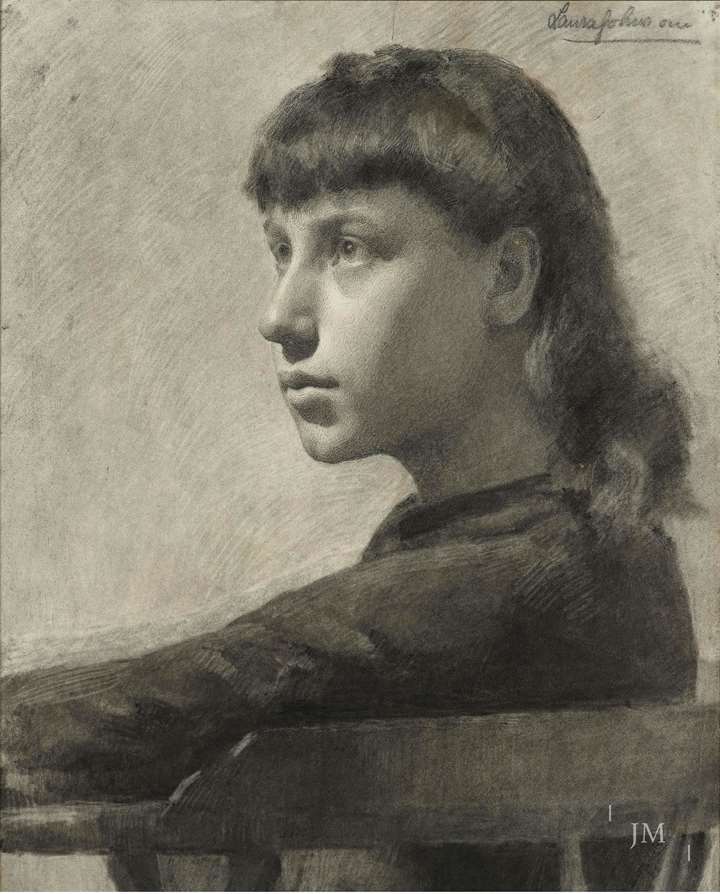 Study of a young woman
